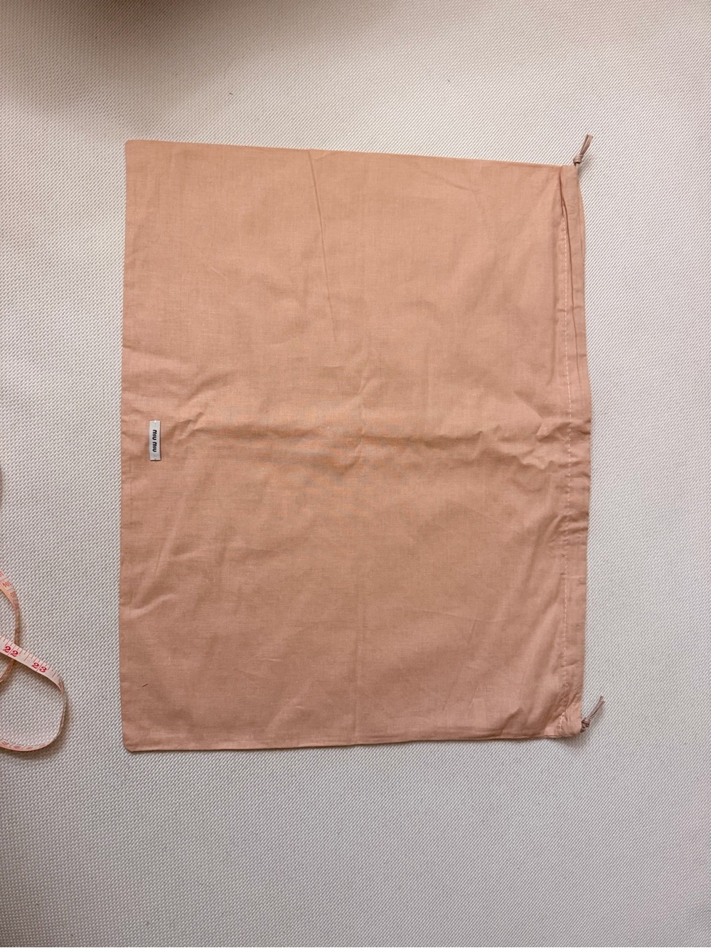Miu Miu 2 Shoe Dust Bag / Storage Bag